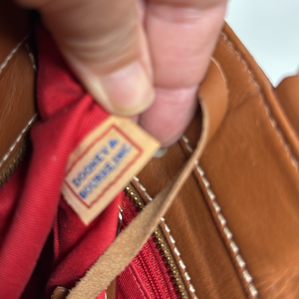 Dooney & Bourke Classic Monogram Canvas Leather Bag - Picture 14 of 16